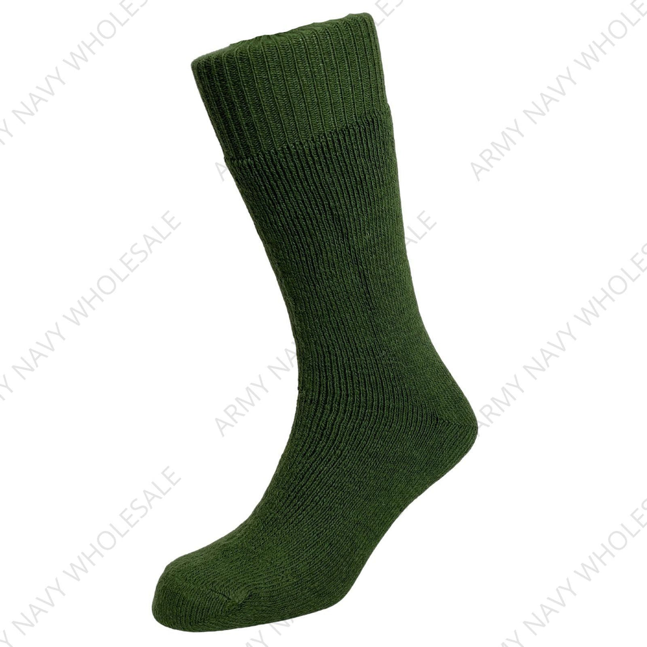 Dutch Wool Mix Socks Green